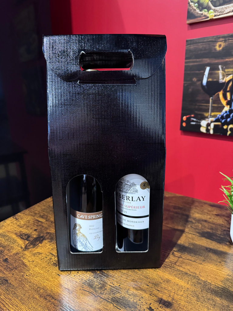 Double Black Wine Box