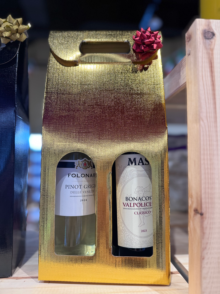 Double Gold Wine Box