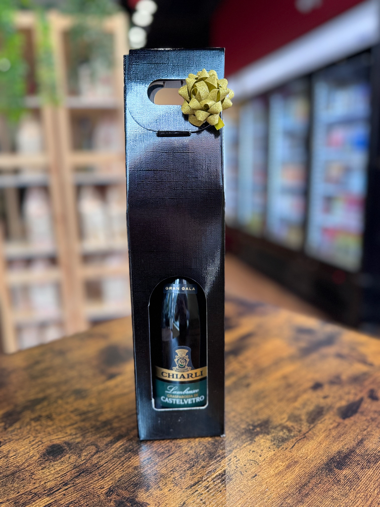 Single Black Wine Box