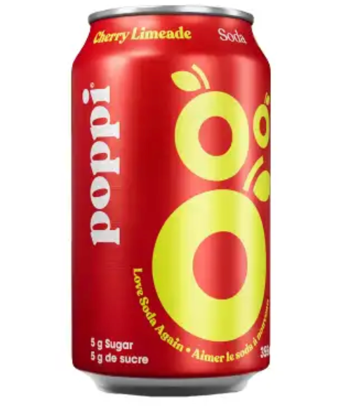 Poppi, Soda Cherry Lemon Lime, 355ml