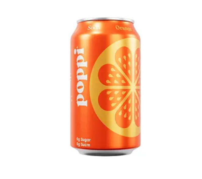 Poppi, Soda Orange-355ml