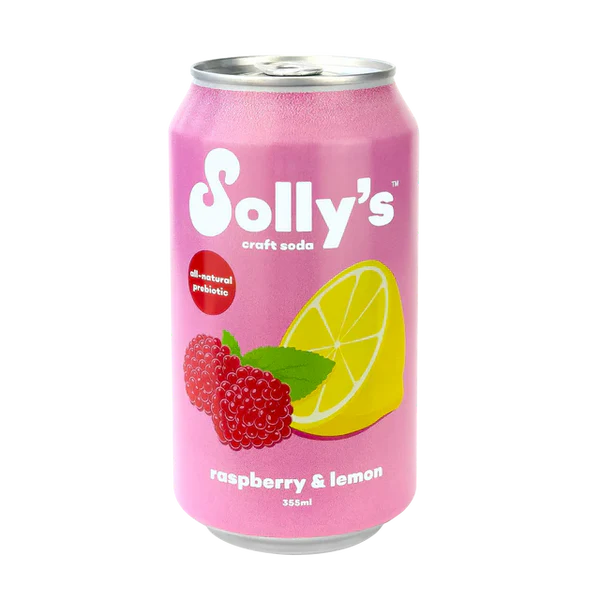 Solly's Soda - Raspberry Lemon-355mL