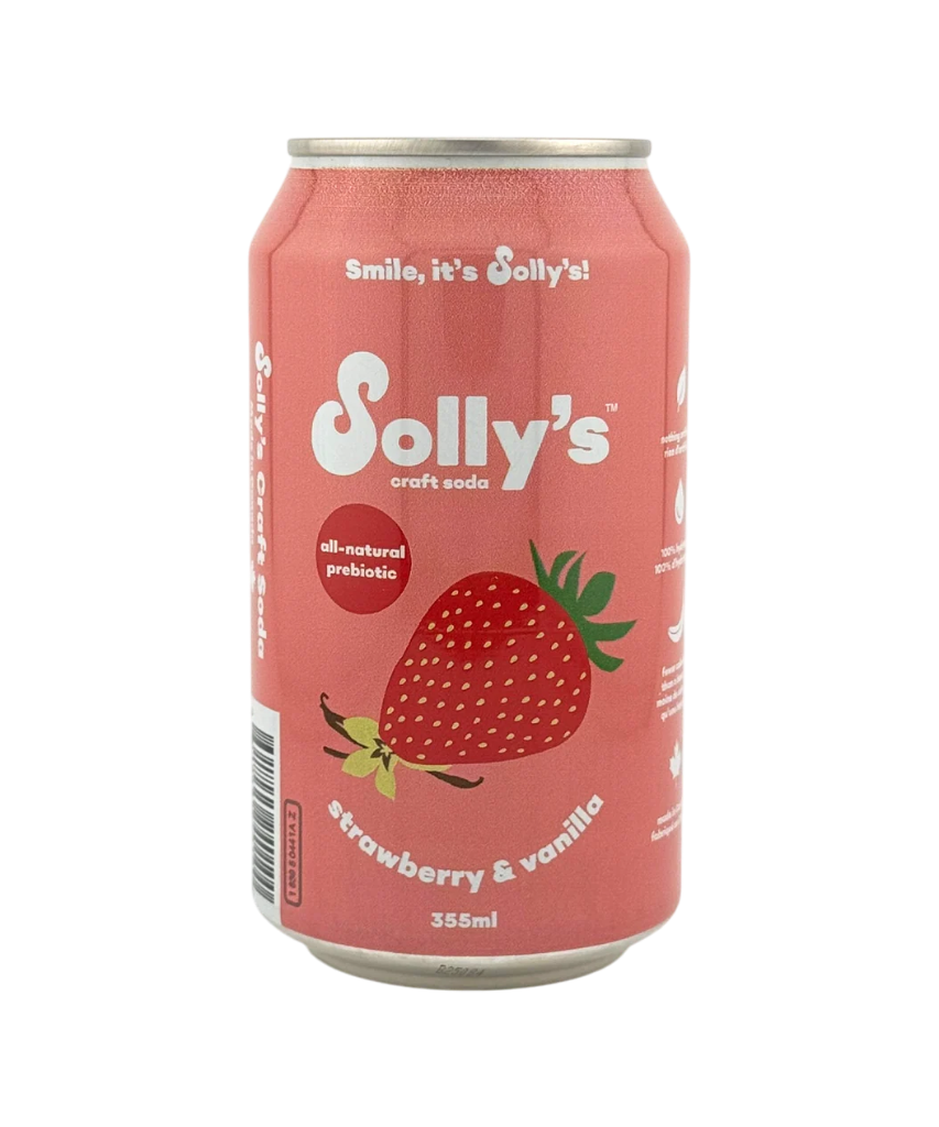Solly's Soda - Strawberry Vanilla-355mL