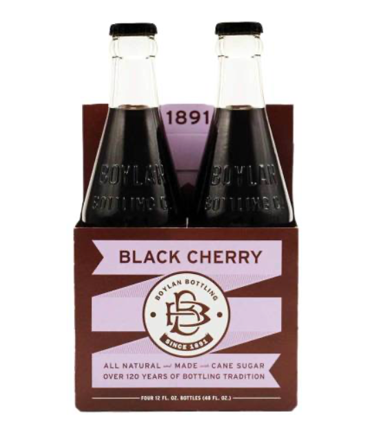 Boylan 1891 Cane Sugar Soda Black Cherry, 355mL