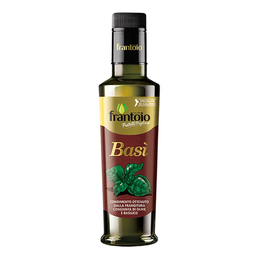 Frantoio Basi Basil Infused Extra Virgin Olive Oil, 250mL