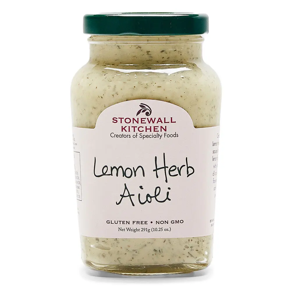Stonewall Kitchen Lemon Herb Aioli , 314 ml