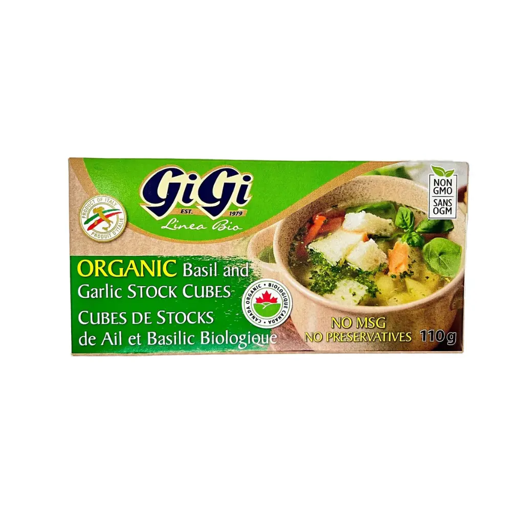 Gigi Organic Basil & Garlic Stock Cubes, 110g