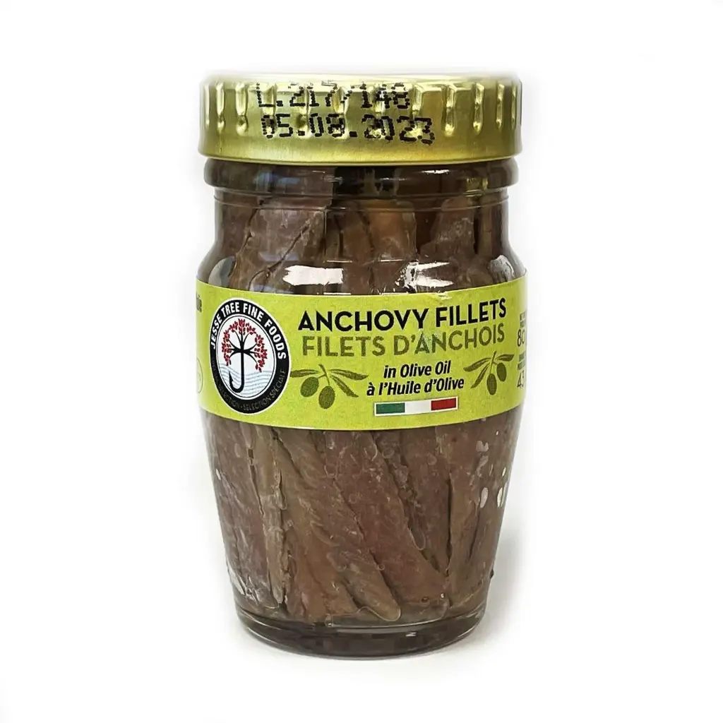 Jesse Tree - Anchovy Fillets in Olive Oil, 80g