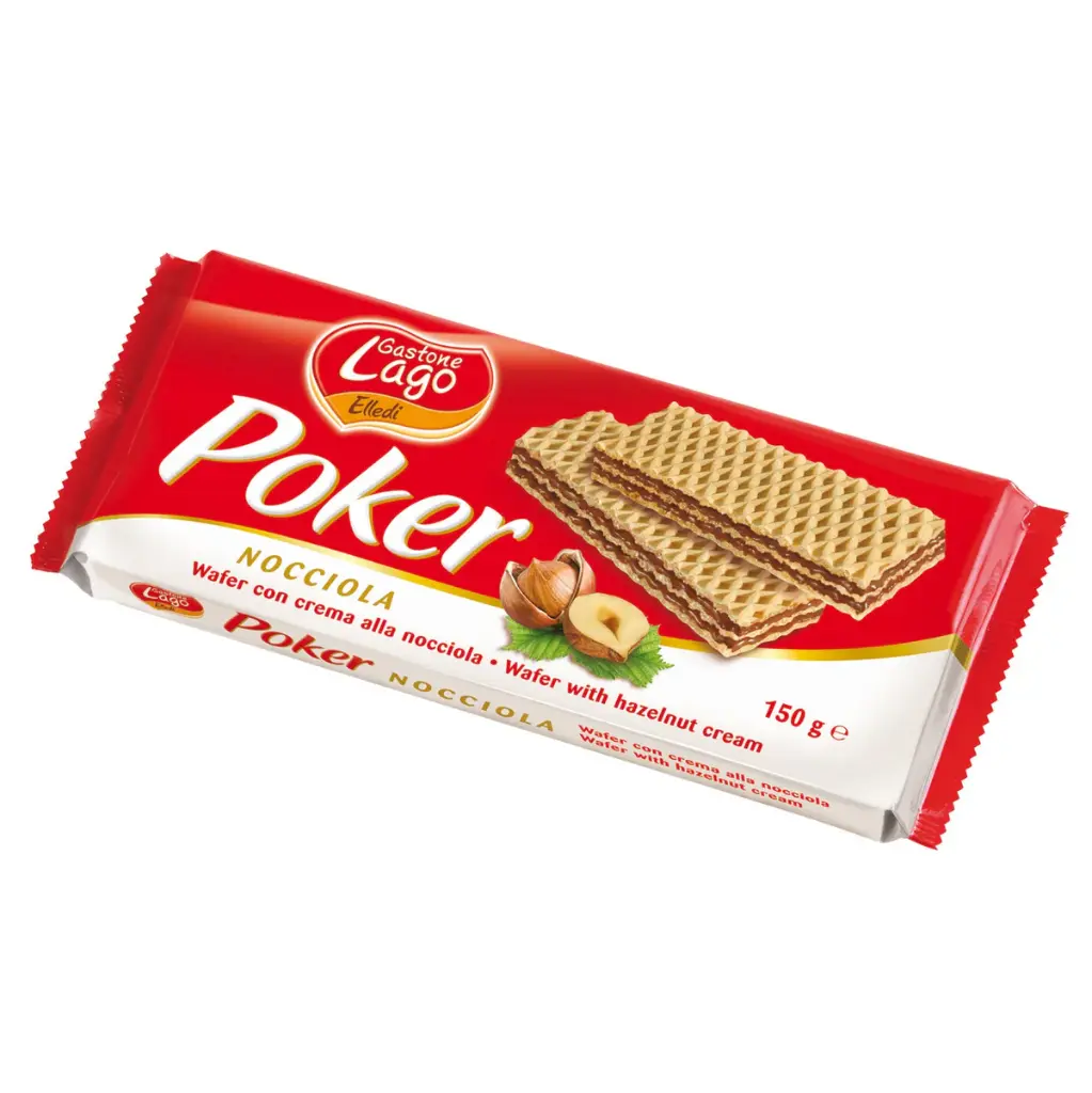 Lago Poker Wafer Hazelnut