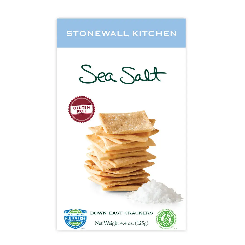 Stonewall Kitchen Gluten Free Sea Salt Cracker, 125g