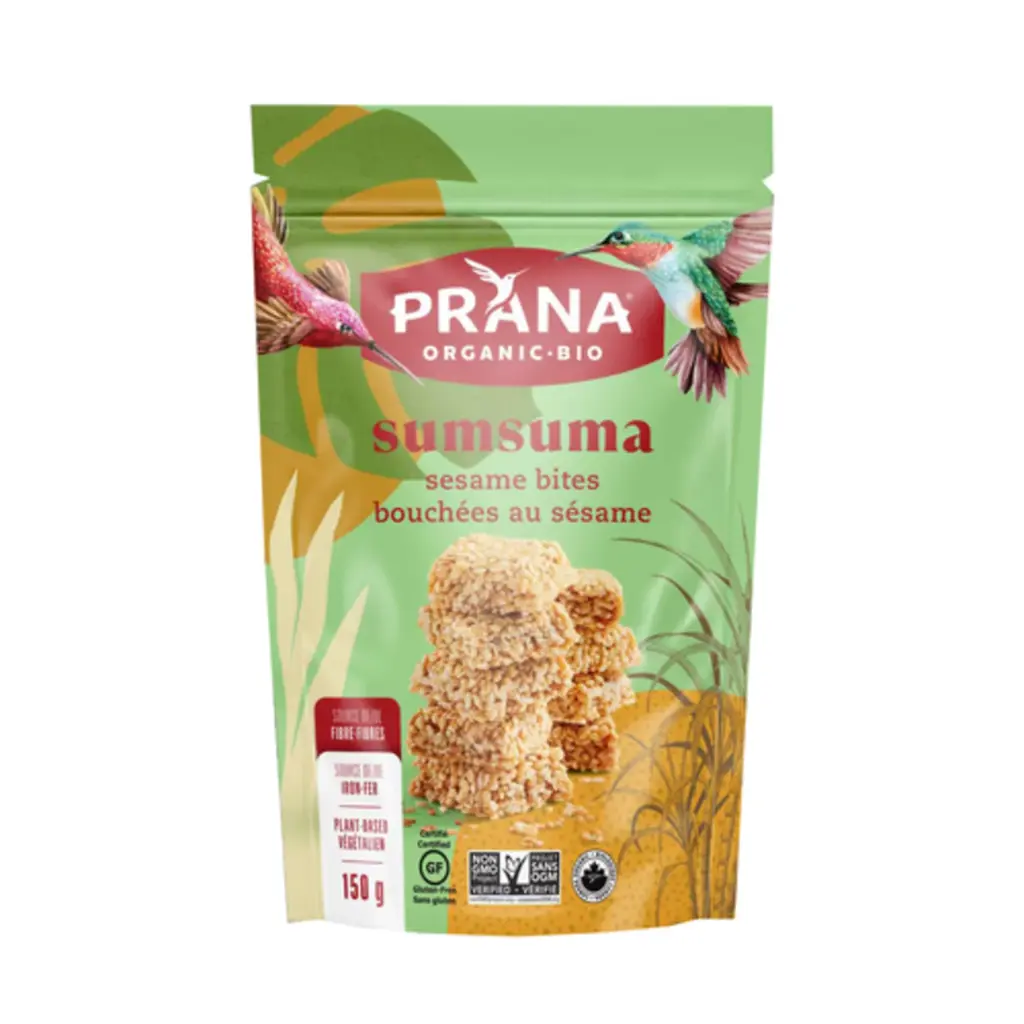Prana Sumsuma Sesame Seed Squares, 150g
