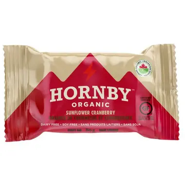 Hornby Organic Energy Bars Sunflower Cranberry, 80g
