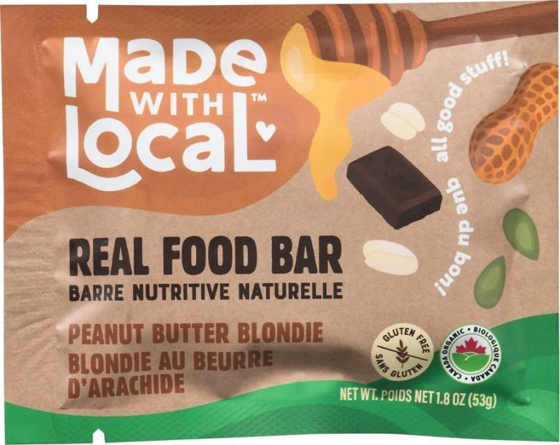 Made With Local Real Food Bars - Peanut Butter Blondie, 53g