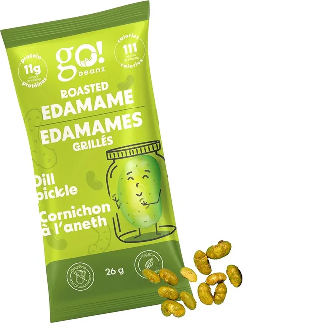 Go Beanz - Roasted Edamame Dill Pickle, 26g*