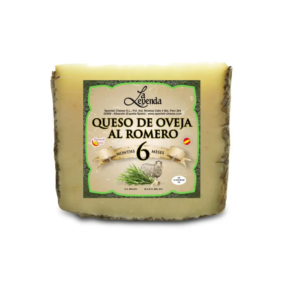 La Leyenda Sheep Cheese w/ Rosemary, 150g