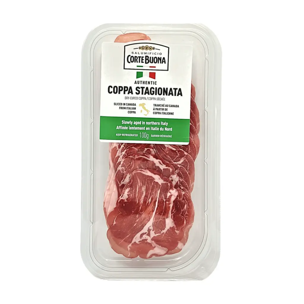 Corte Buona Coppa Stagionata Slices, 100g