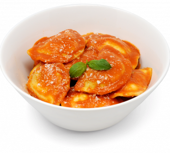 Agnolotti Cheese in Rose Sauce