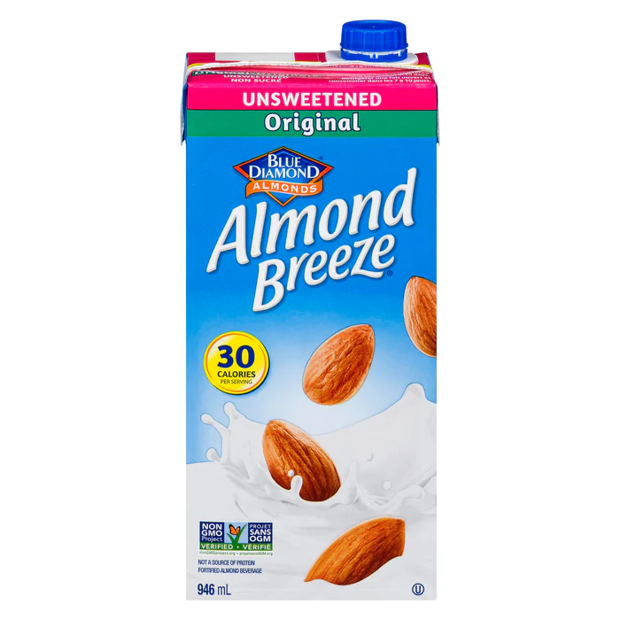BLUE DIAMOND - BD ALMOND BREEZE UNSWEETENED 946ML