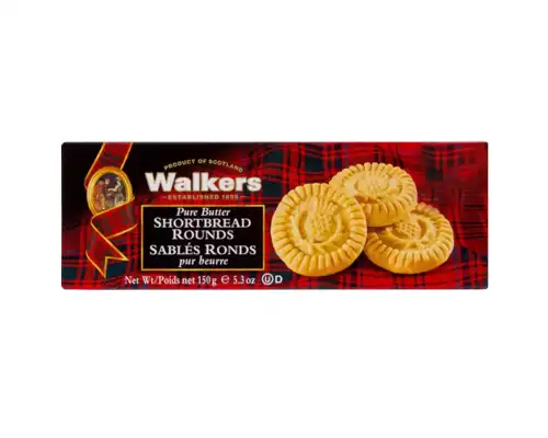 Walkers Pure Butter Shortbread Rounds 150g