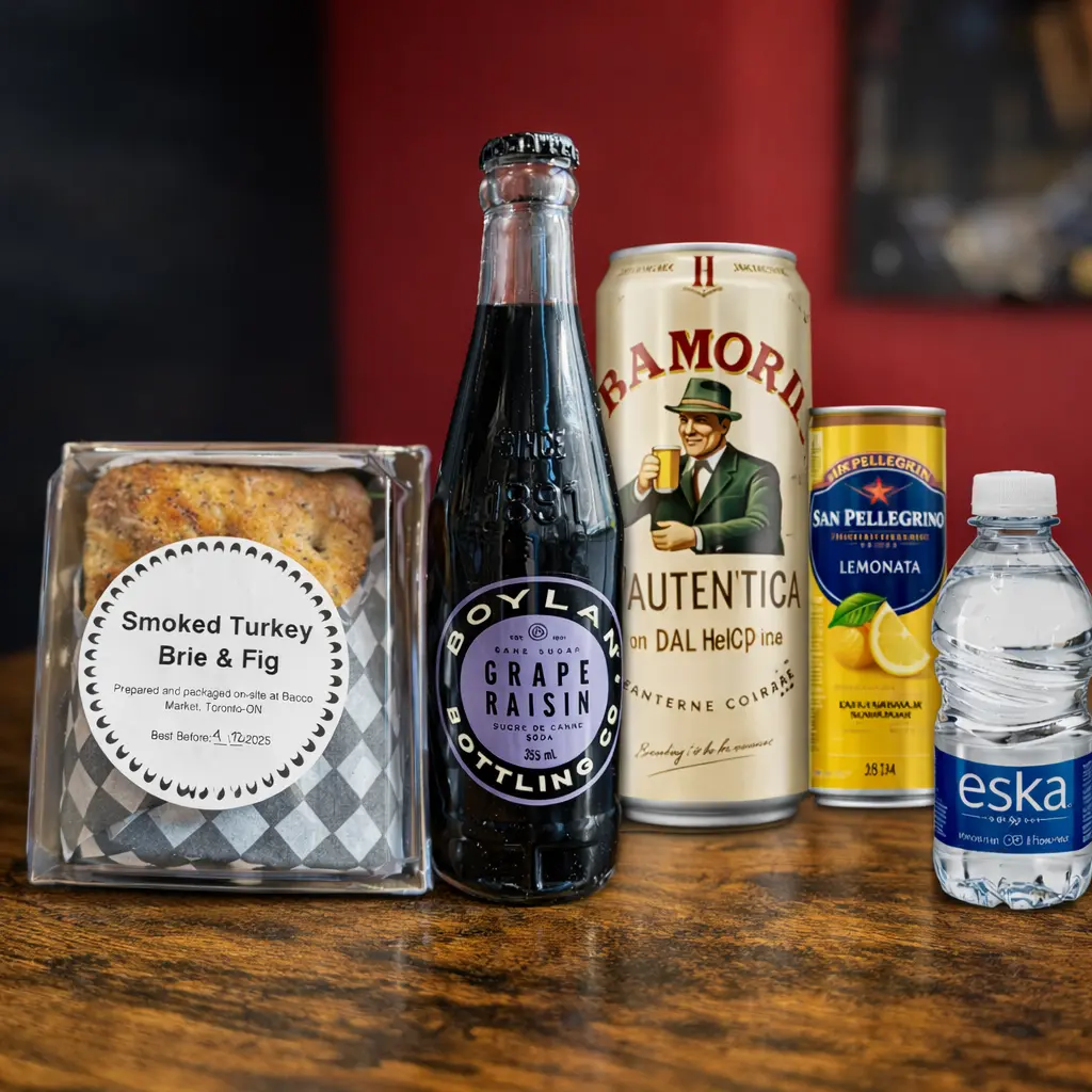 Combo Dinner - Frozen Meal + Drink or Beer + Tiramisù` (Sandwich – Mortadella, Provolone & Pistachio Cream, Celsius - Any)