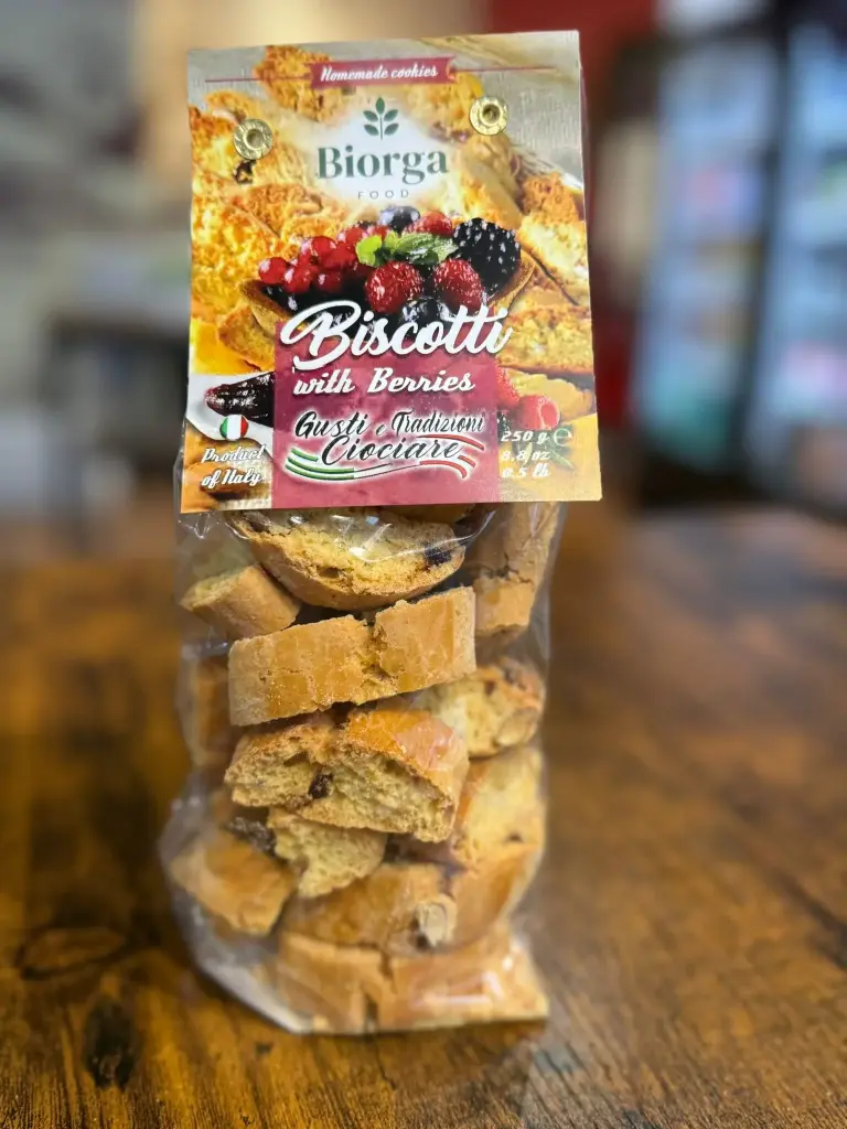 Biorga Biscotti with Berries 250g