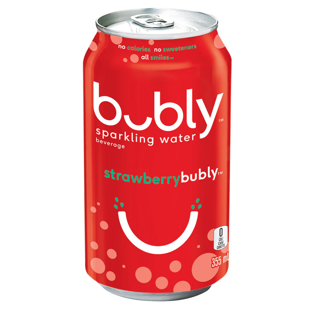 Bubly Strawberry 355ml