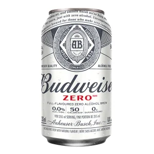 Budweiser Zero Non-alcoholic Beer 355 mL