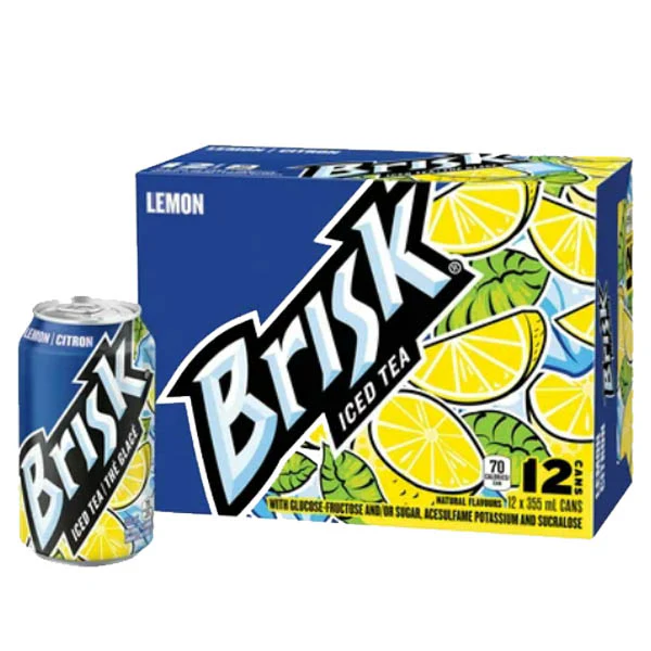 LIPTON - BRISK LEMON ICED TEA 355ML