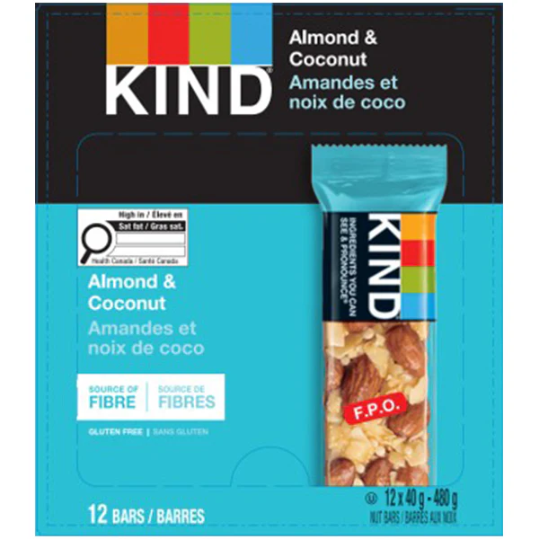 Kind Bar - Almond & Coconut 12x40 g