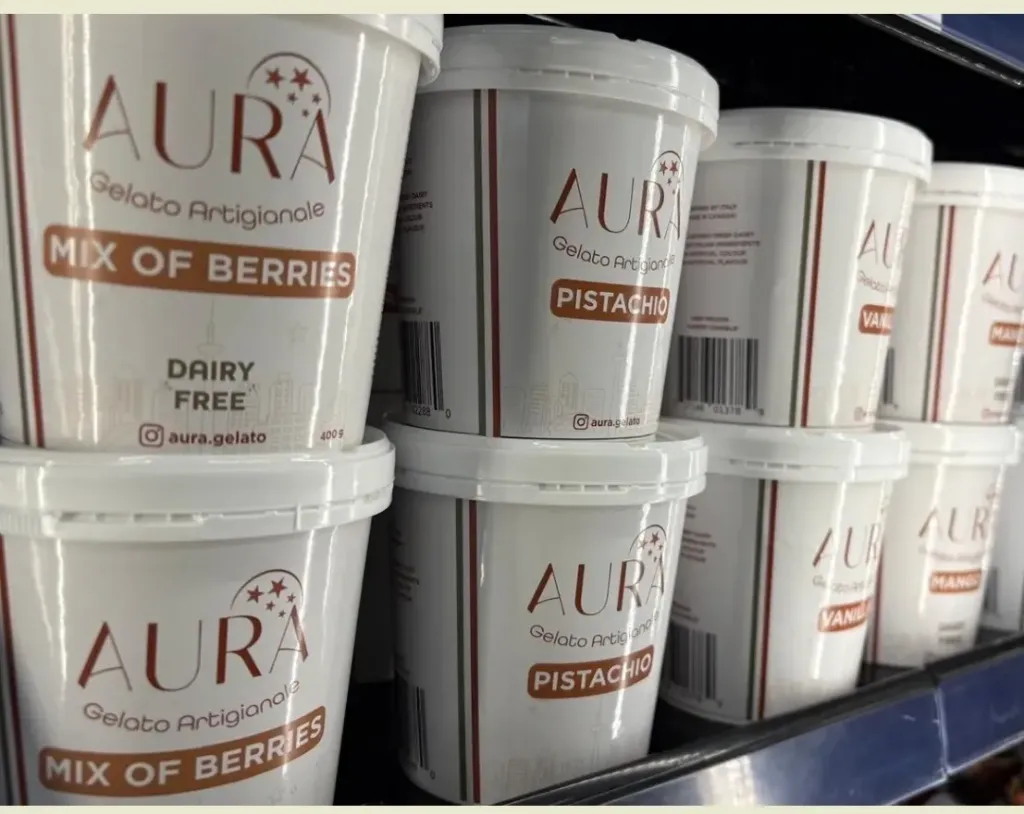 Aura Gelato Cup 400g - Milk Choccolate