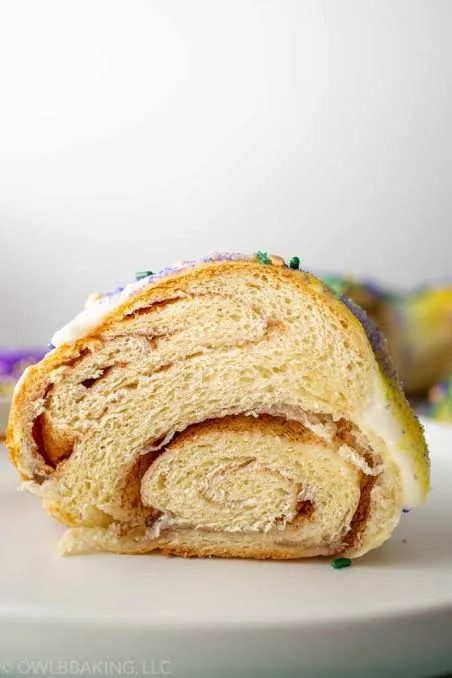 Kings Cake Slice