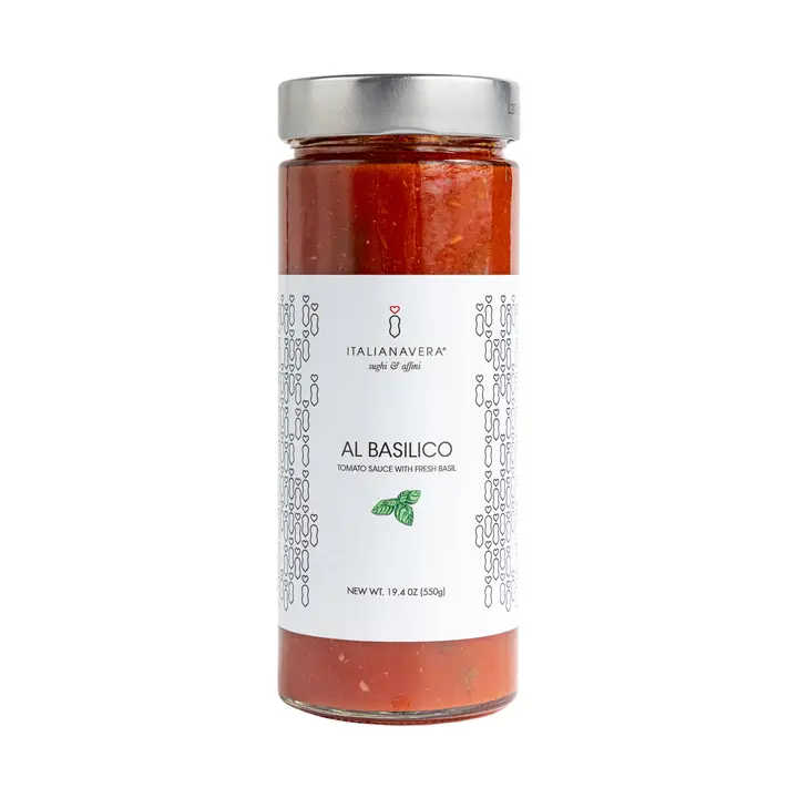 Al Basilico Tomato Sauce with Basil By Italianavera