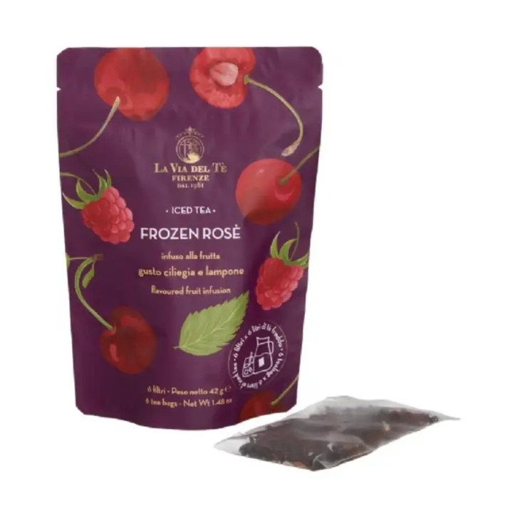 Frozen Rosé Iced Tea 6 Tea Bags By La Via Del Té