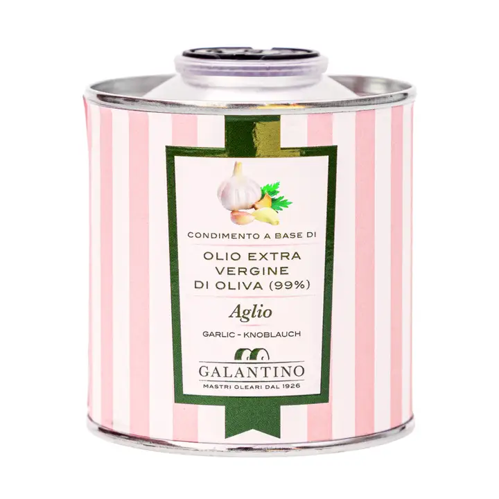 Garlic Evoo Tin 100ml By Frantoio Galantino
