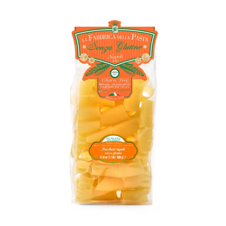 Gluten Free Paccheri Rigati By La Fabbrica Della Pasta