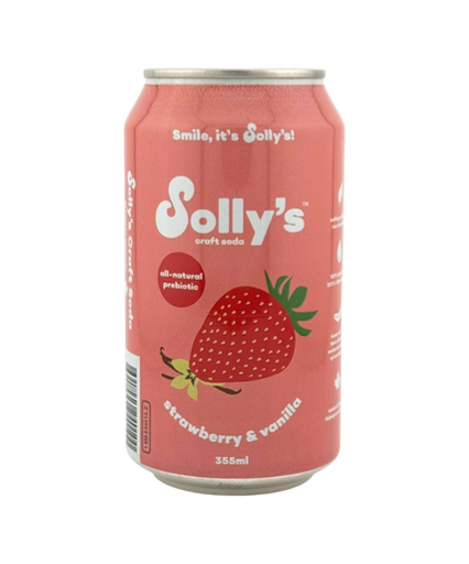 Solly's Soda - Strawberry Vanilla-355mL