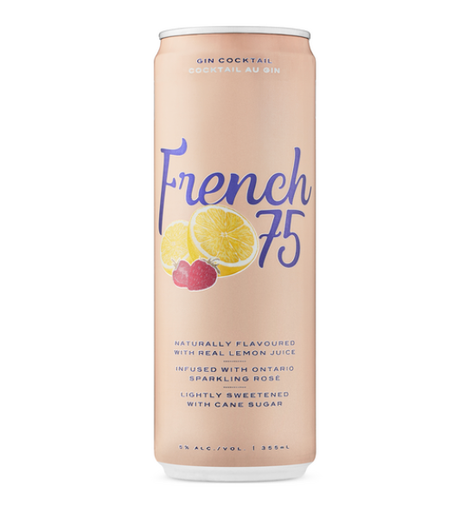French 75 Gin Cocktail-355ml