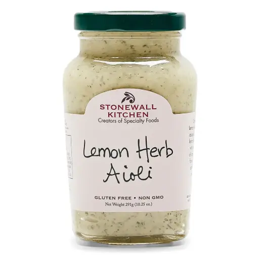 Stonewall Kitchen Lemon Herb Aioli , 314 ml