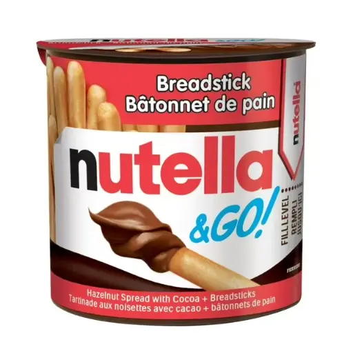 Nutella & Go - Hazelnut Spread Breadsticks, 52 g