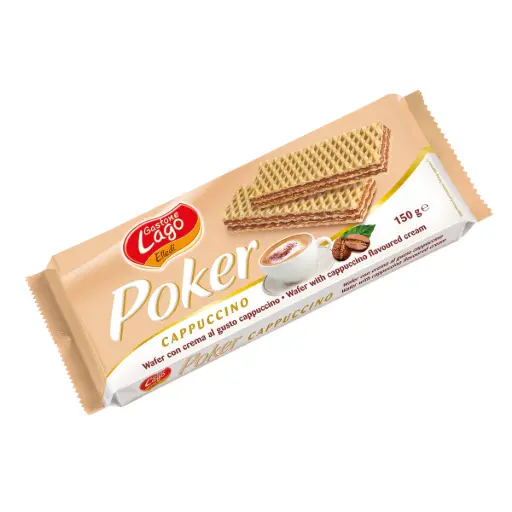 Lago Poker Wafer Cappuccino