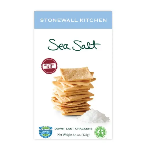 Stonewall Kitchen Gluten Free Sea Salt Cracker, 125g