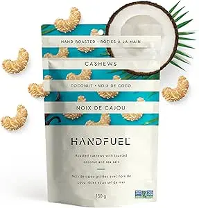 Handfuel Hand Roasted Cashews with Toasted Coconut and Sea Salt, 40g