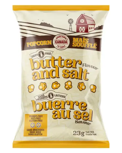 From Farm to Table - Popcorn Butter&Salt, 23g