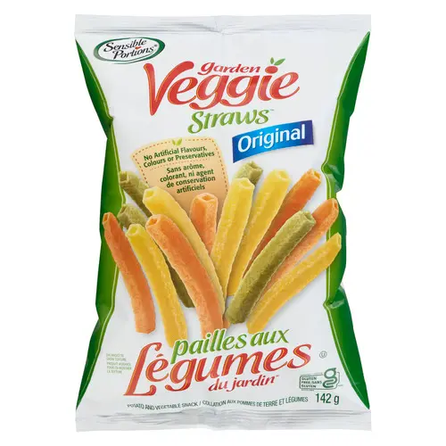 Sensible Portions Garden Veggie Straws, 142g