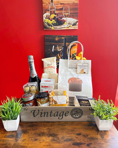 Christmas Basket Premium with Panettone