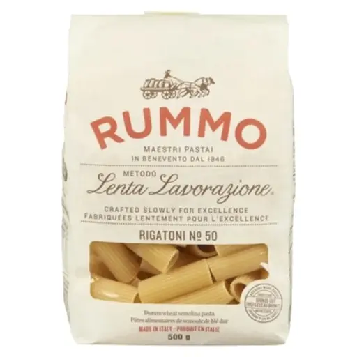 Rummo Rigatoni N° 50-Durum Wheat Semolina Pasta-500g