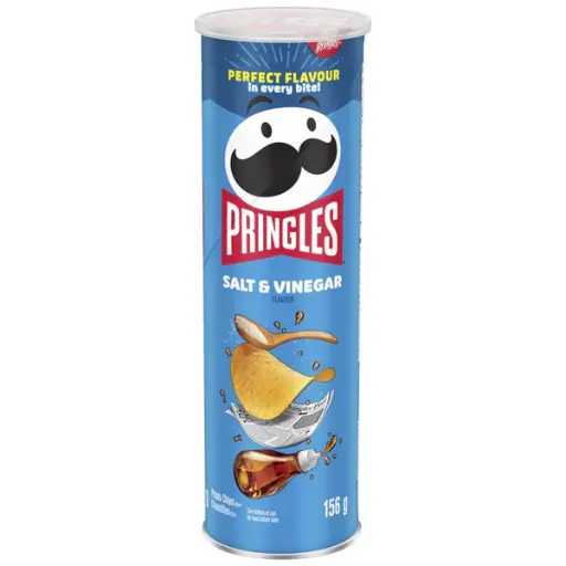 PRINGLES - SALT AND VINEGAR-156GR