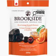  Brookside Blood Orange & Peach Pouch BROOKSIDE Blood Orange & Peach Flavored Chocolate-20 g